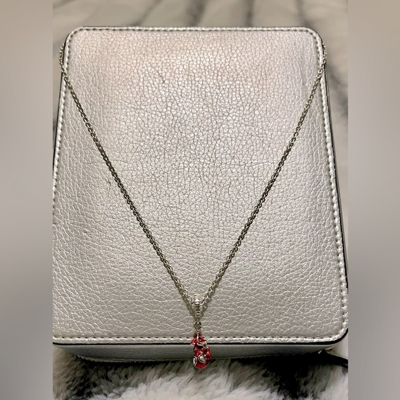 Pandora Marvel Hanging Spider-Man Sterling Silver Dangle Charm and Necklace - Picture 2 of 10